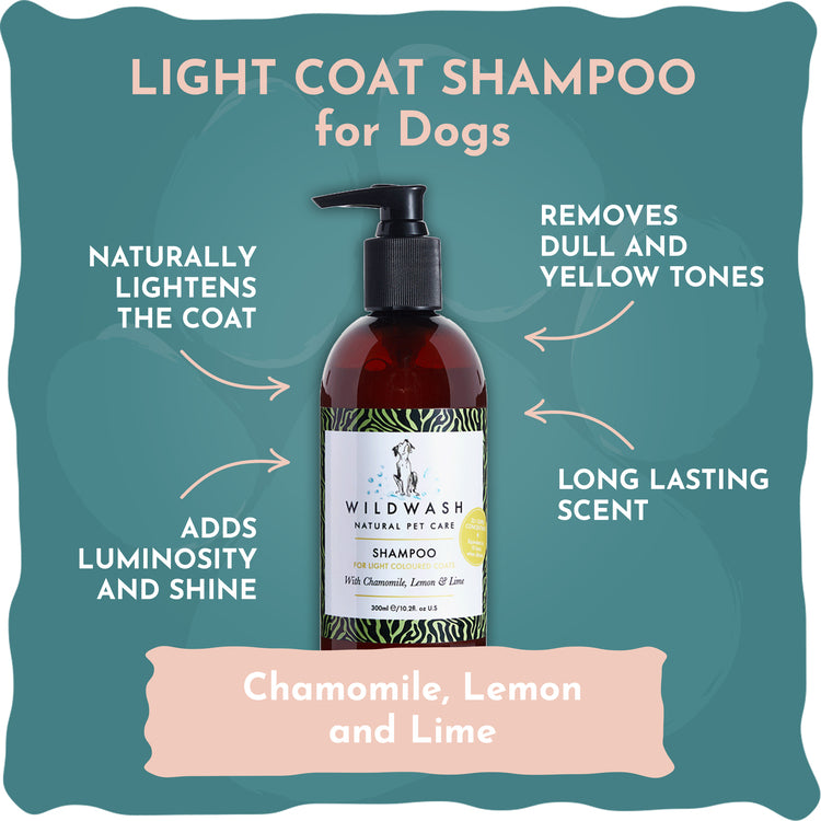 WildWash Pro Shampoo for Light Coloured Coats - DOGHOUSE