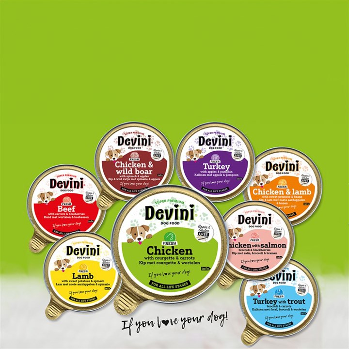 Devini Wet Dog Food Cups DOGHOUSE