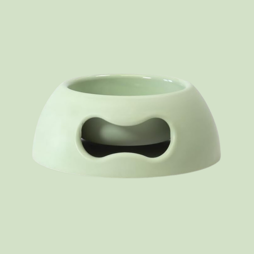 Pappy Bone Dog Bowl Green - DOGHOUSE