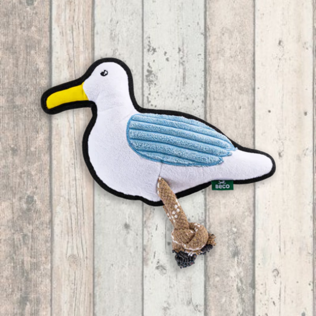 Recycled Seagull Dog Toy Beco Pets Tough Toys DOGHOUSE