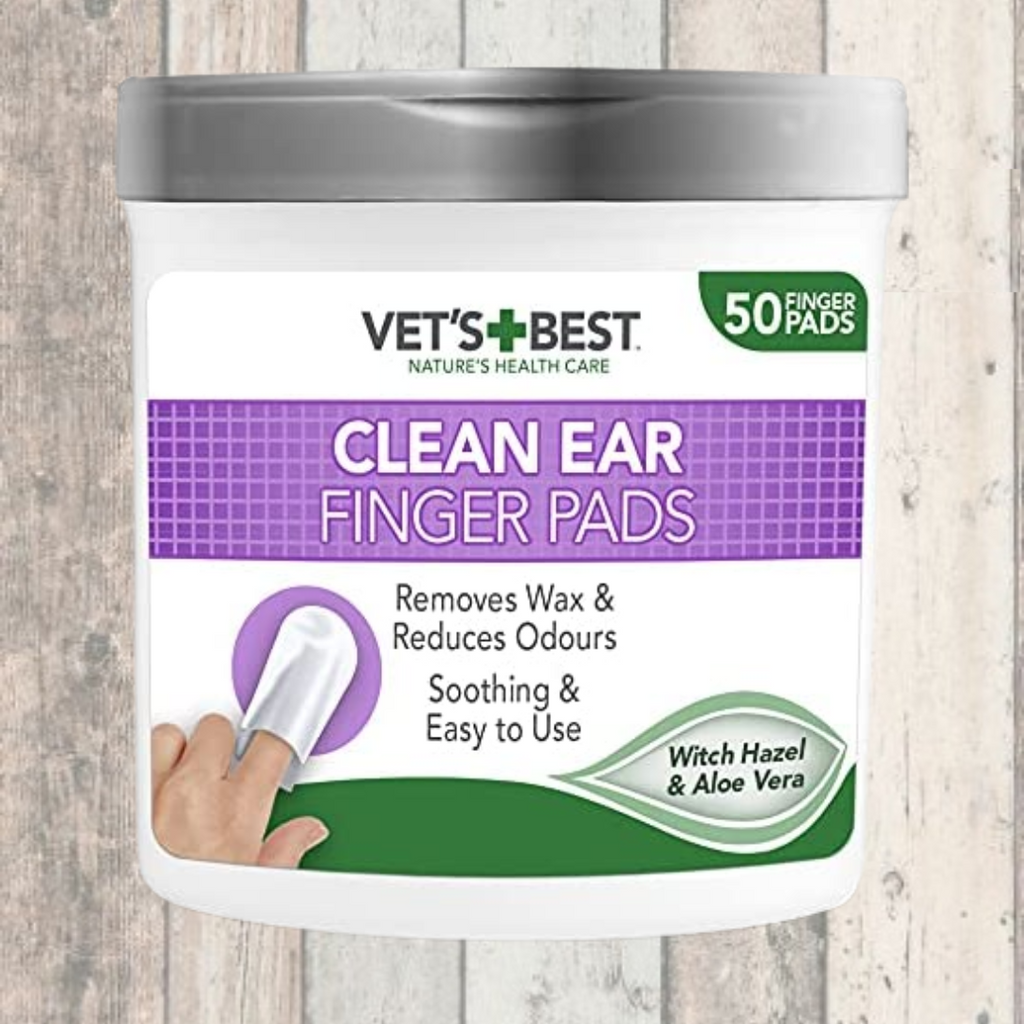 ear cleaning finger pads for dogs