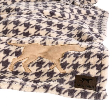 Houndstooth Dog Blanket by Tall Tails