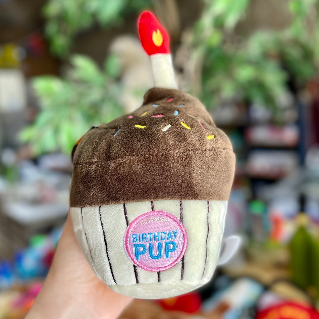 birthday cupcake dog toy