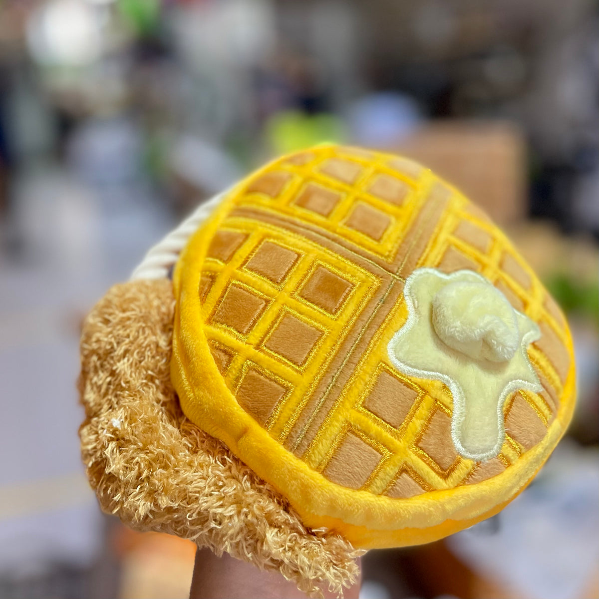 Chicken and Waffles Dog Toy From P.L.A.Y. Brunch Toys DOGHOUSE