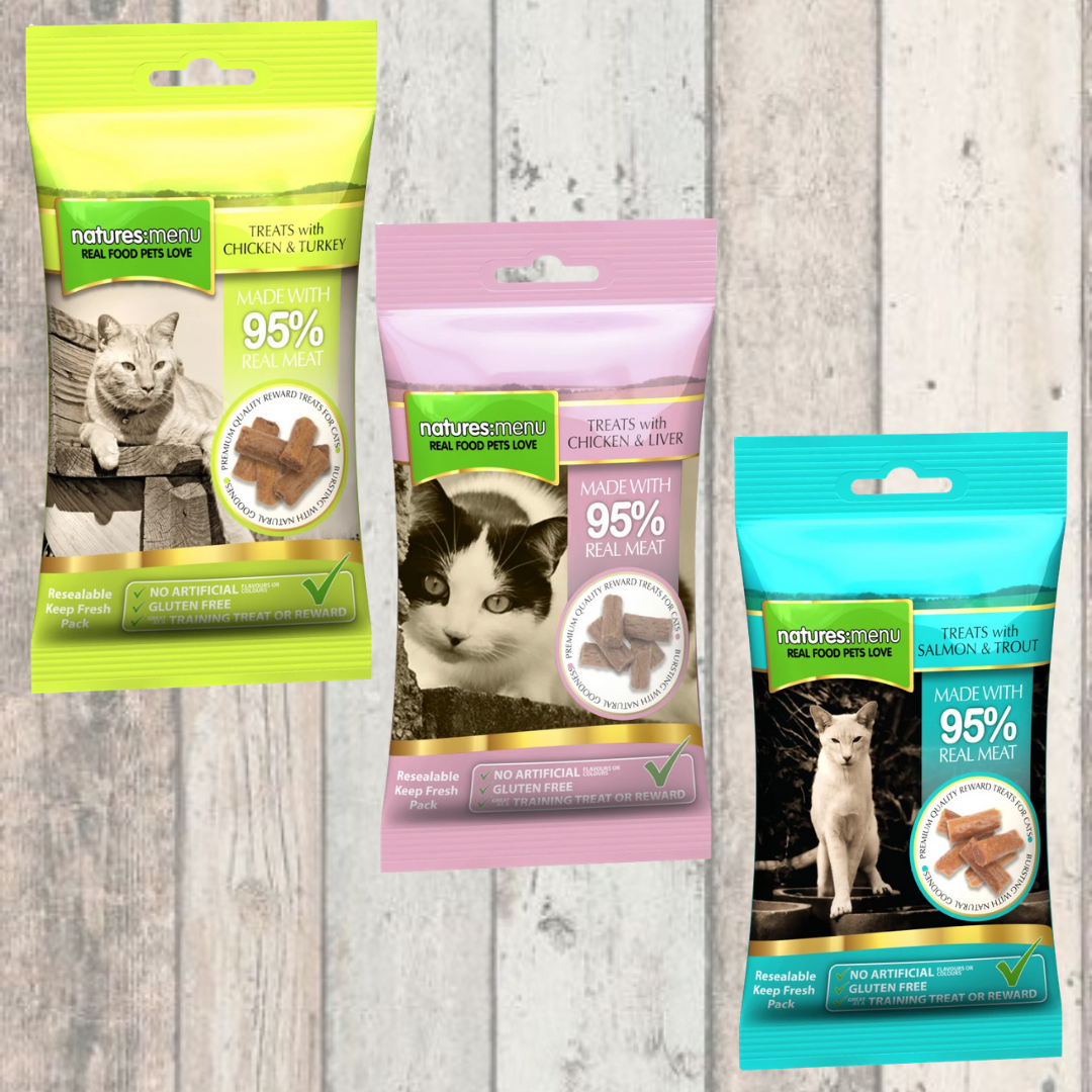 Nature's Menu Cat Treats Delicious Healthy Cat Treats Doghouse