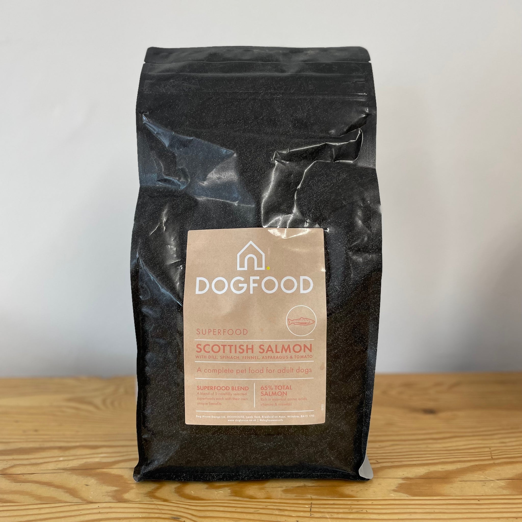 DOGFOOD Superfood Scottish Salmon for Adult Dogs | DOGHOUSE Dry Food