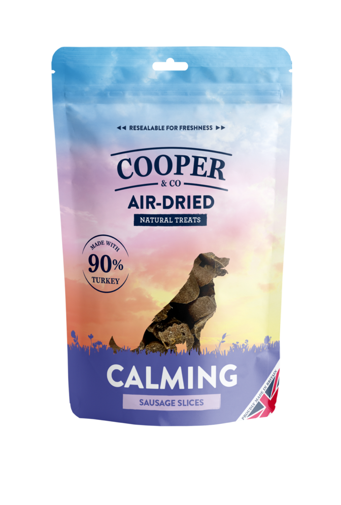 Cooper & Co Air Dried Calming Treats. Turkey Sausages