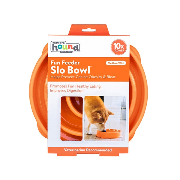 Outward Hound Fun Feeder Swirl Orange – DOGHOUSE