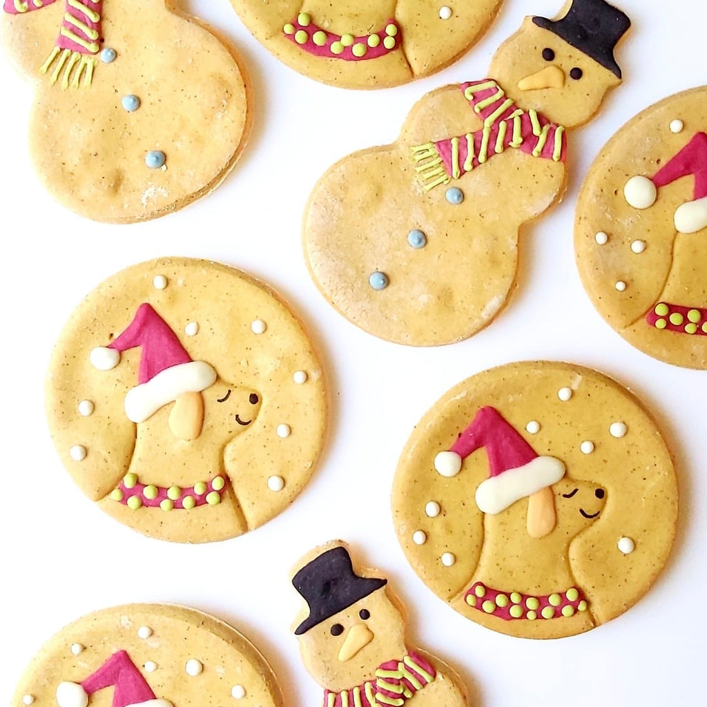 Christmas dog biscuits 