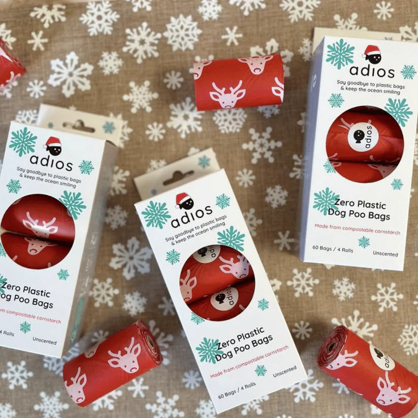 Adios Plastic Special Edition Christmas Poop Bags