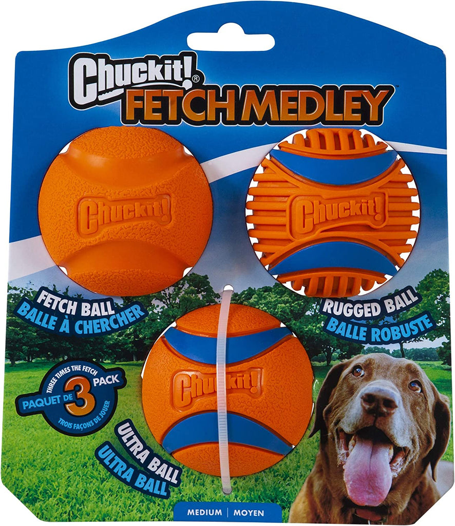 ChuckIt Fetch Medley Balls Gen 3