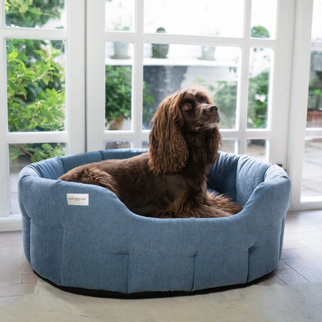 Earthbound Orkney Daisy Blue Dog Bed