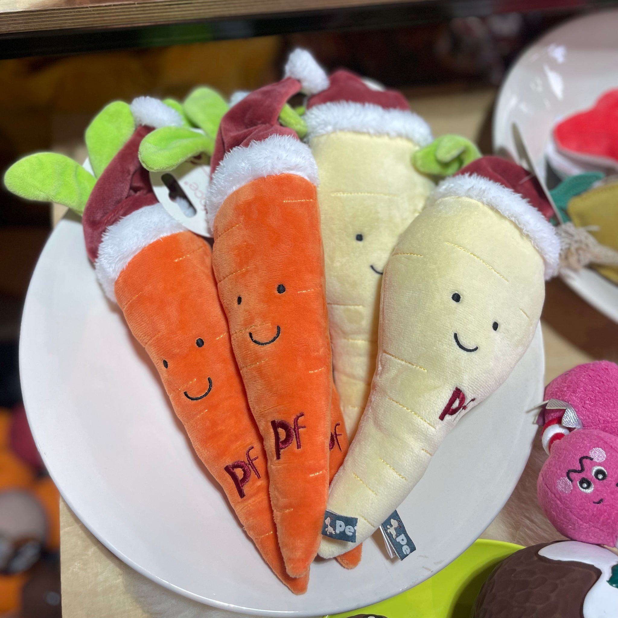 Carter Carrot Plush Christmas Dog Toy DOGHOUSE