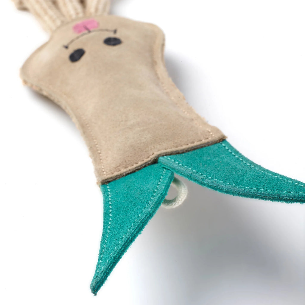 Green & Wilds Eco Dog Toy Lenny The Leek