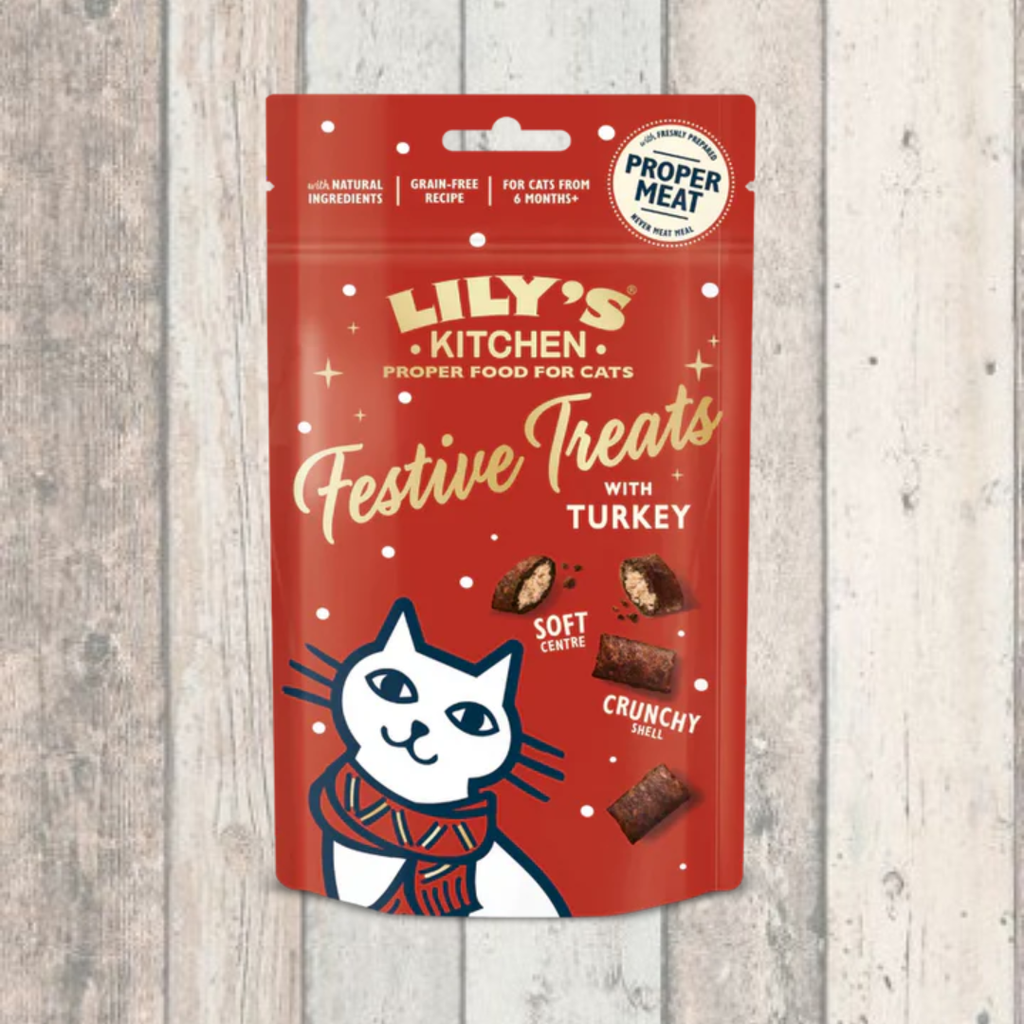Lily's Kitchen Christmas Turkey Pillow Cat Treats