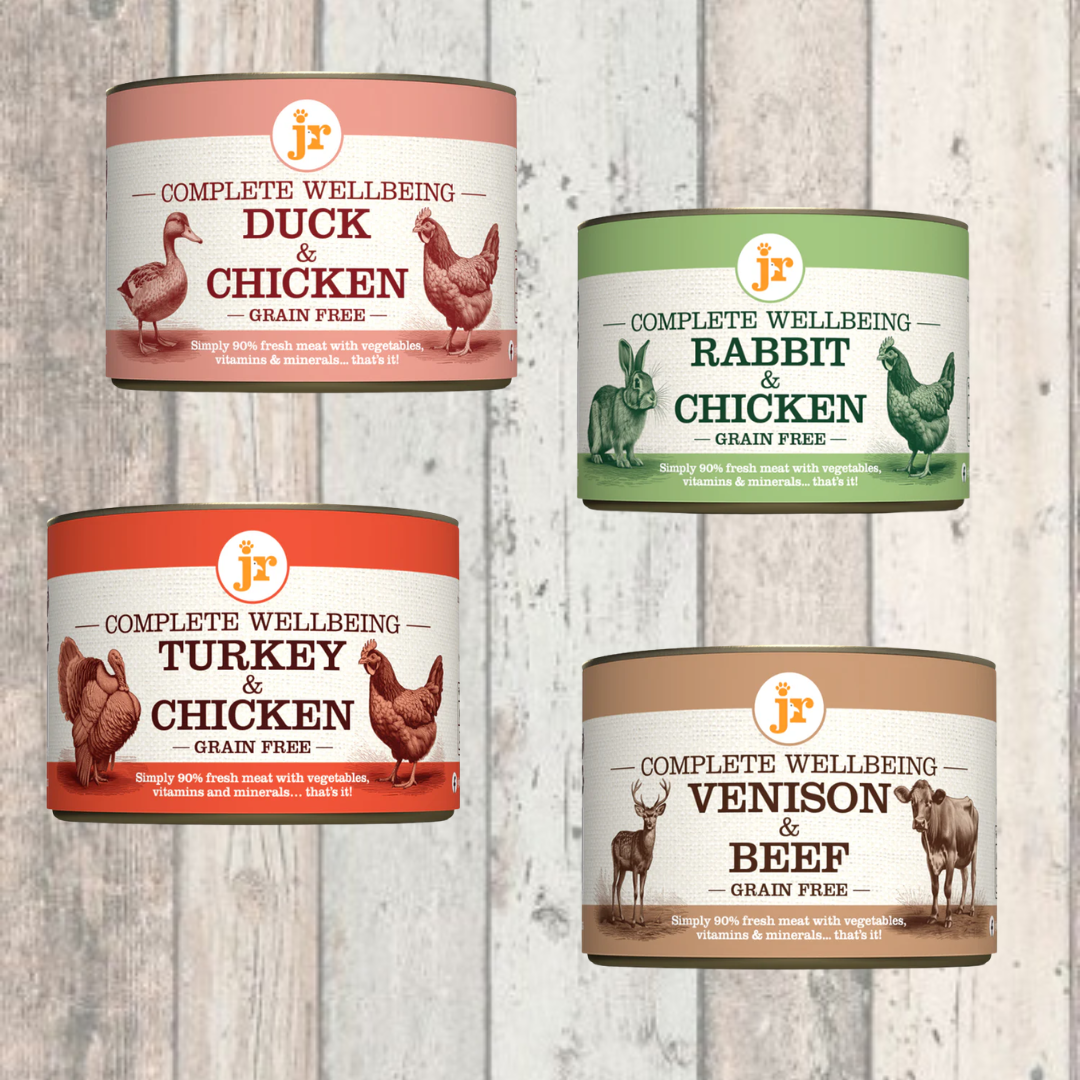 JR Complete Wellbeing Wet Food For Dogs in 200g Tins – DOGHOUSE