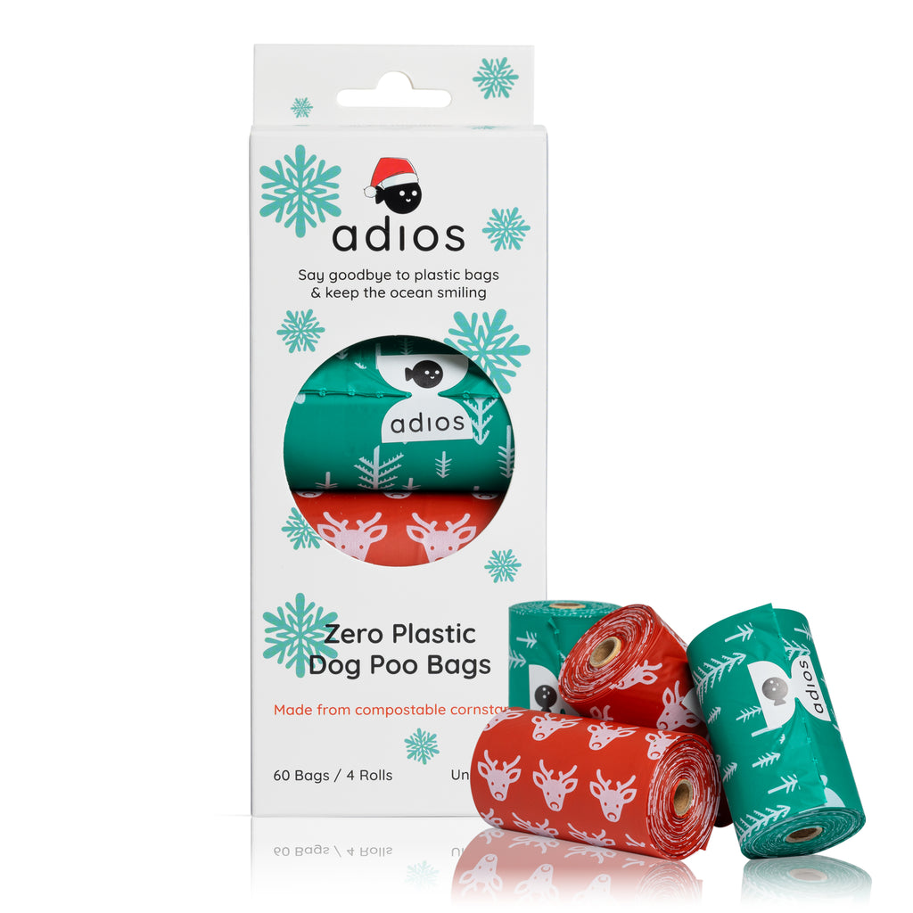 Adios Plastic Special Edition Christmas Poop Bags