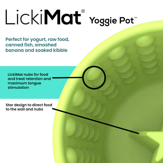 Lickimat - Yoggie Pot Slow Feeder