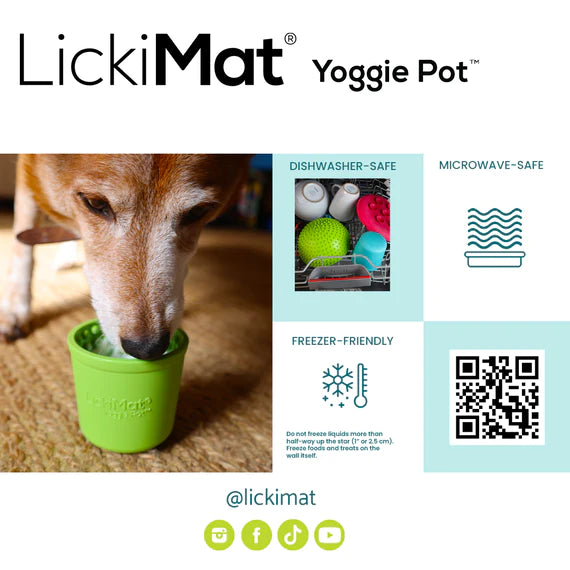 Lickimat - Yoggie Pot slow feeder