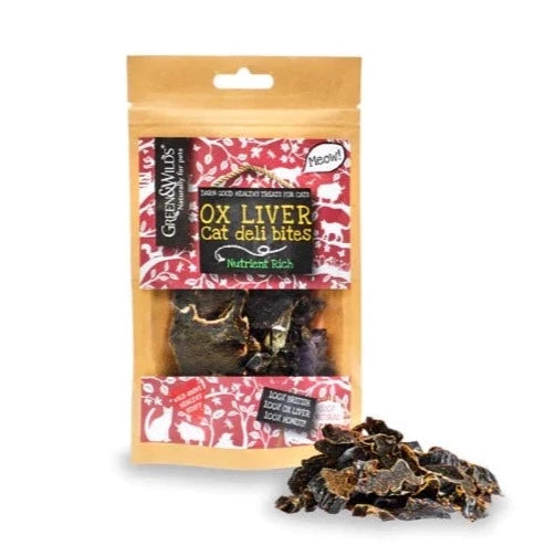 Green & Wilds Ox Liver Deli Bites for Cats