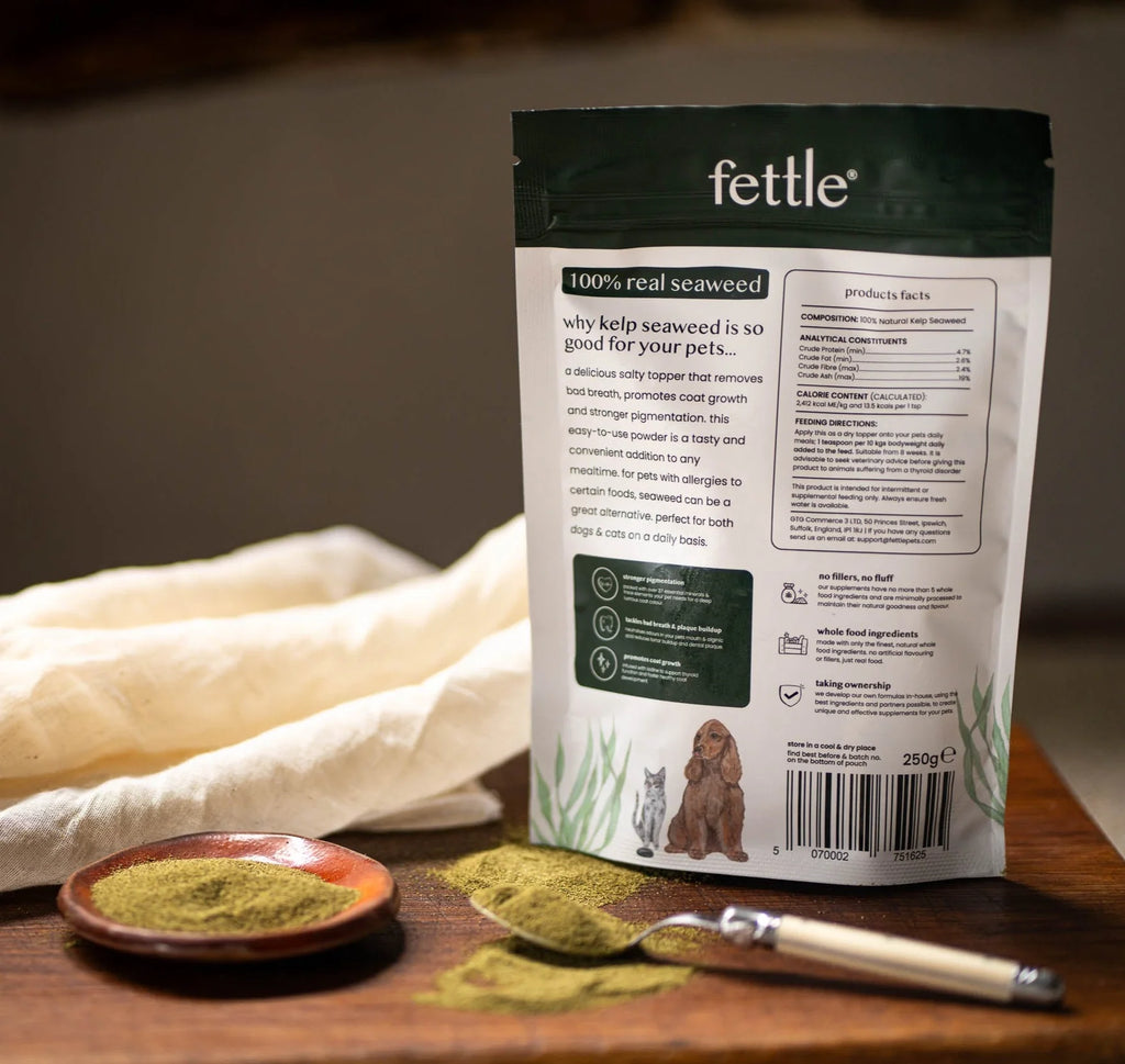Fettle Scottish Kelp Seaweed Powder for Dogs
