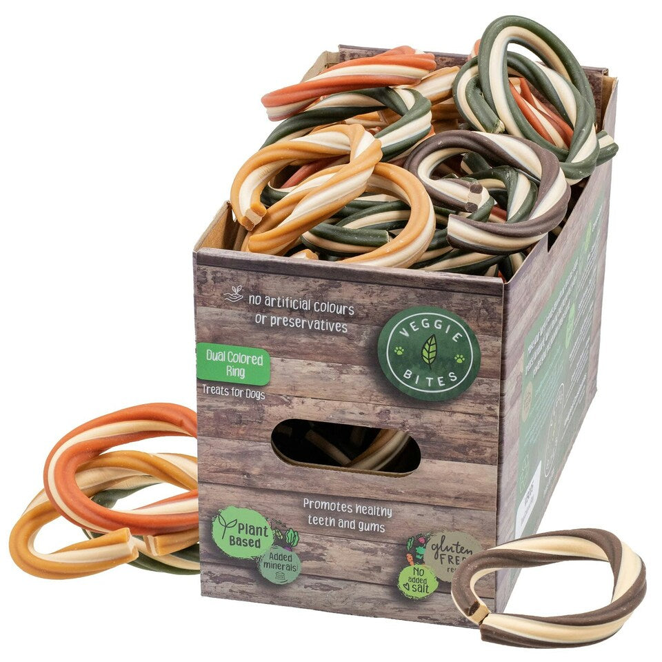 Veggie Bites Coloured Rings – DOGHOUSE