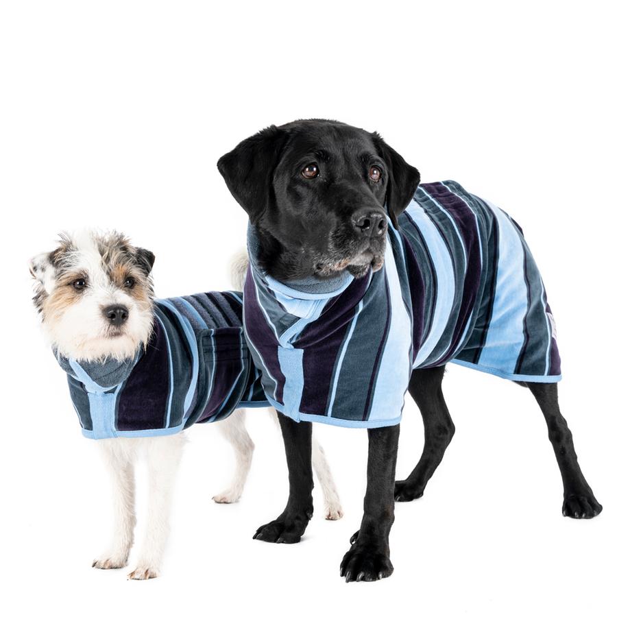 Ruff and Tumble Dog Drying Coat - Blue Harbour