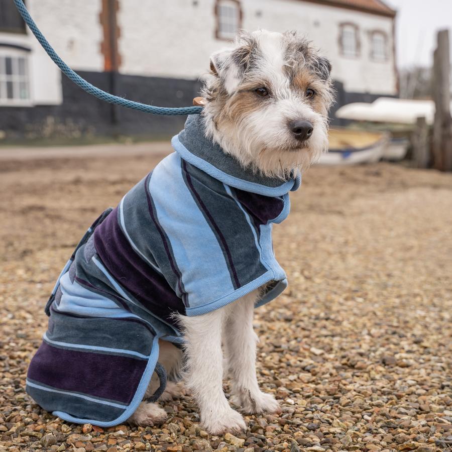 Ruff and Tumble Dog Drying Coat - Blue Harbour
