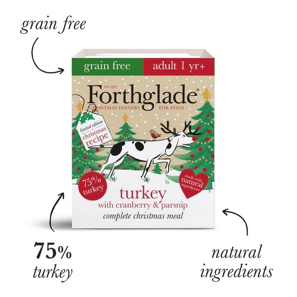Forthglade Turkey with Cranberry & Parsnip Dog Food