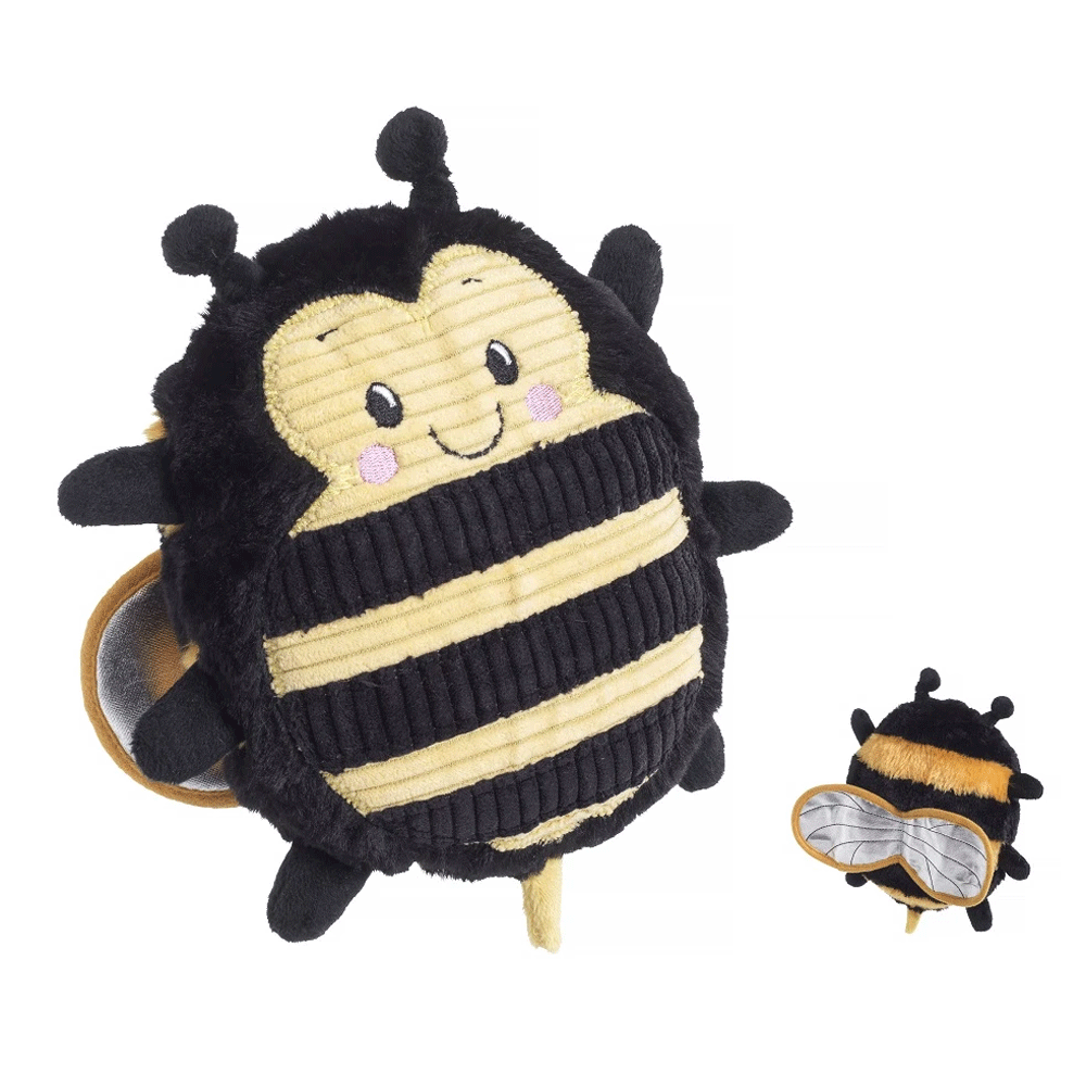 Plush Squeaky Bee Dog Toy