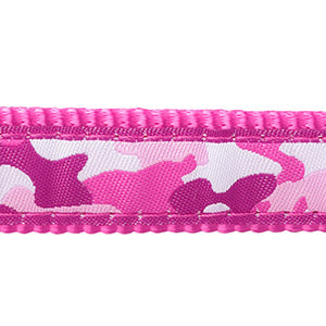Pink Camo Dog Lead by Red Dingo