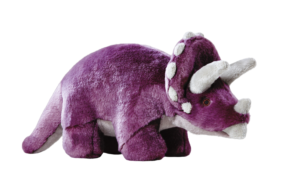 Charlie Triceratops Dog Toy Fluff and Tuff Doghouse DOGHOUSE