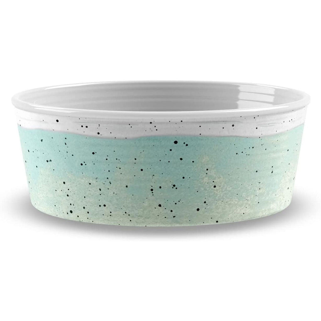 speckle dog bowl