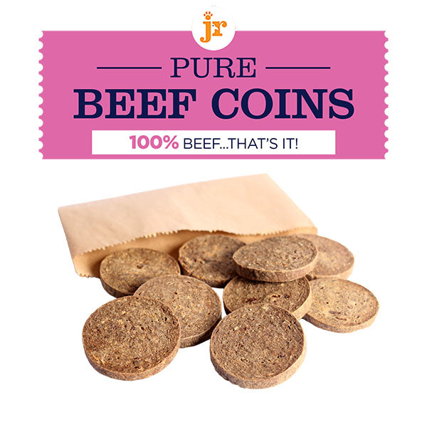 jr pets pure meat beef coins