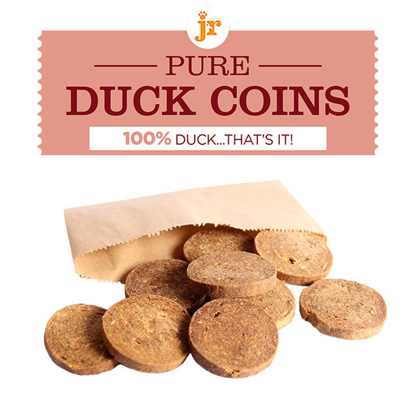 jr pets pure meat duck coins