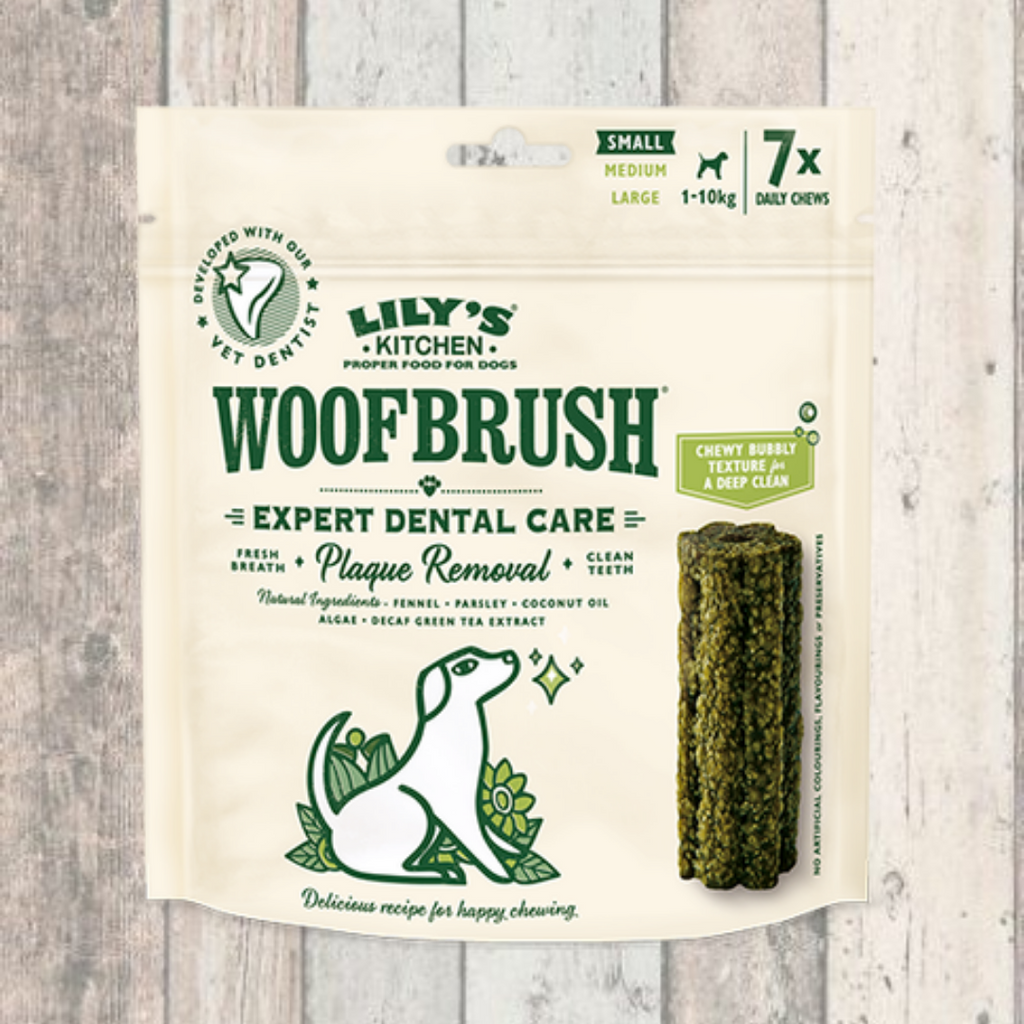 lily's kitchen woof brushes dental chews for dogs