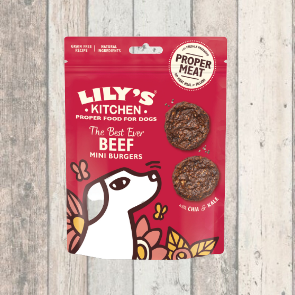 Lily's Kitchen New Beef Mini Burgers - Doghouse