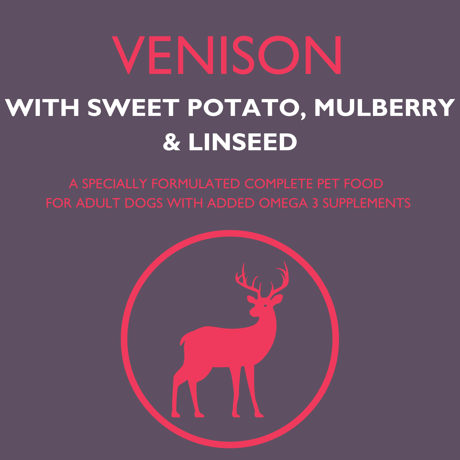 DOGFOOD Grain Free Venison for Adult Dogs | DOGHOUSE Dry Food