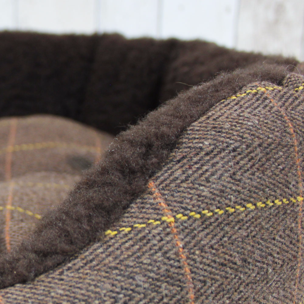 Tweed Snuggle Dog Bed - Doghouse