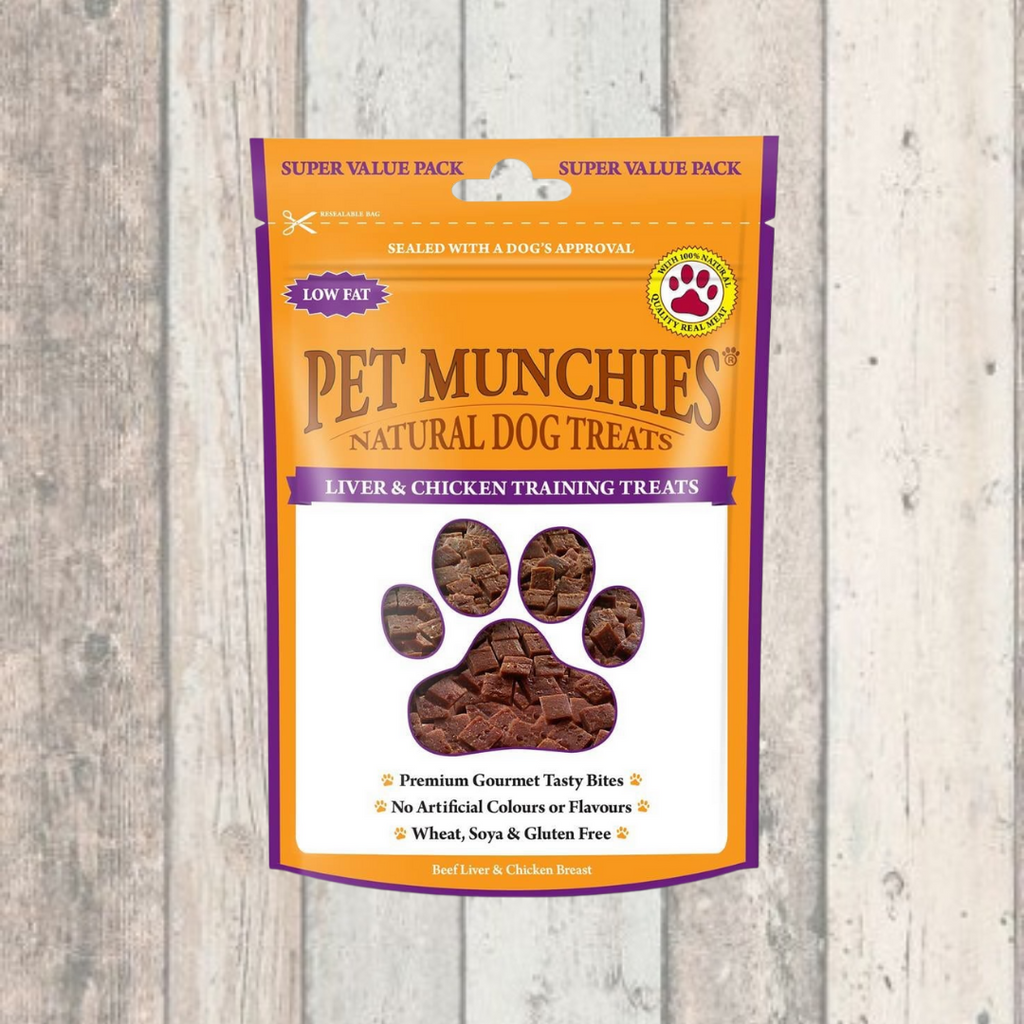 pet munchies chicken and liver dog treats