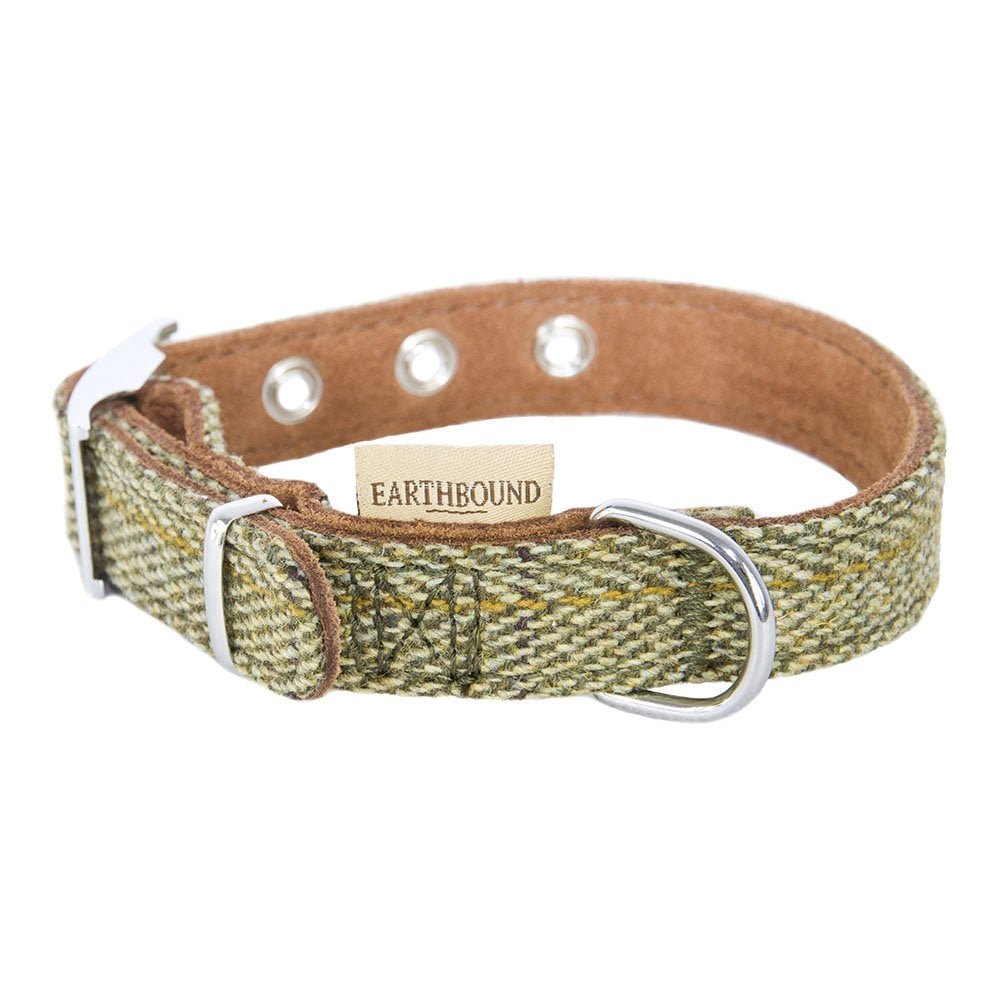 earthbound tweed dog collars