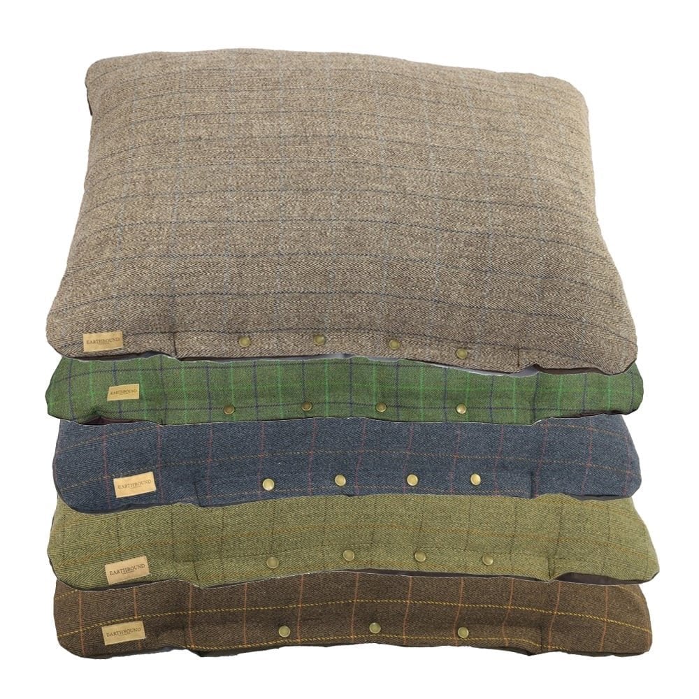 Tweed Pad Bed - Doghouse