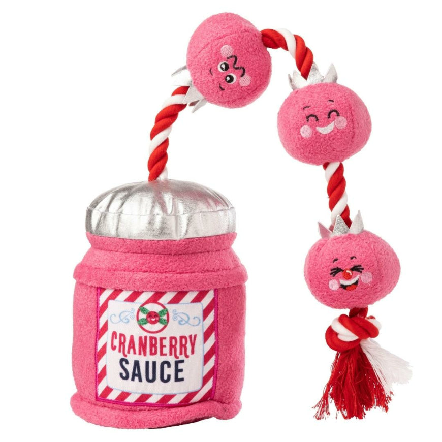 Cranberry Sauce Rope Dog Toy
