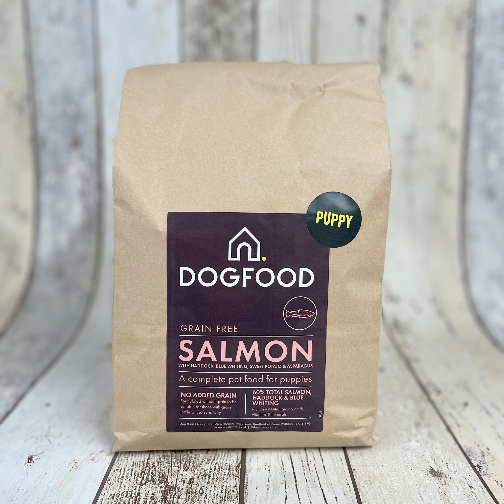 DOGFOOD Grain Free Salmon for Puppies DOGHOUSE