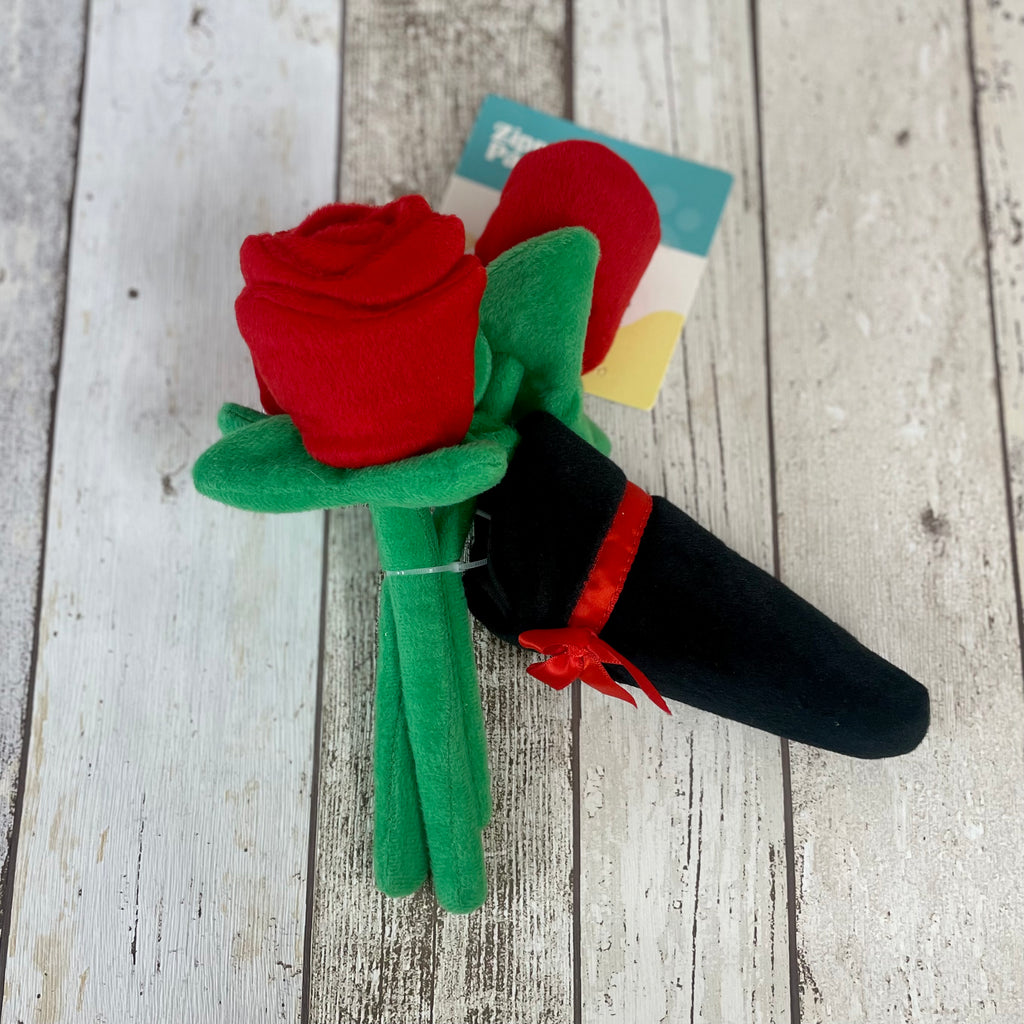 Bouquet of Squeaky Roses Dog Toy Zippy Paws