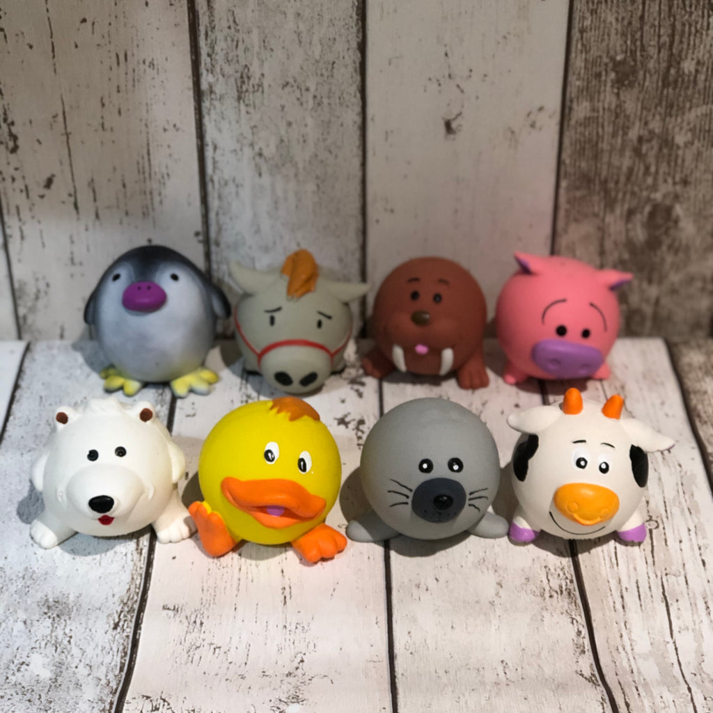 Squeaky Fun Toy Dog Balls - Doghouse