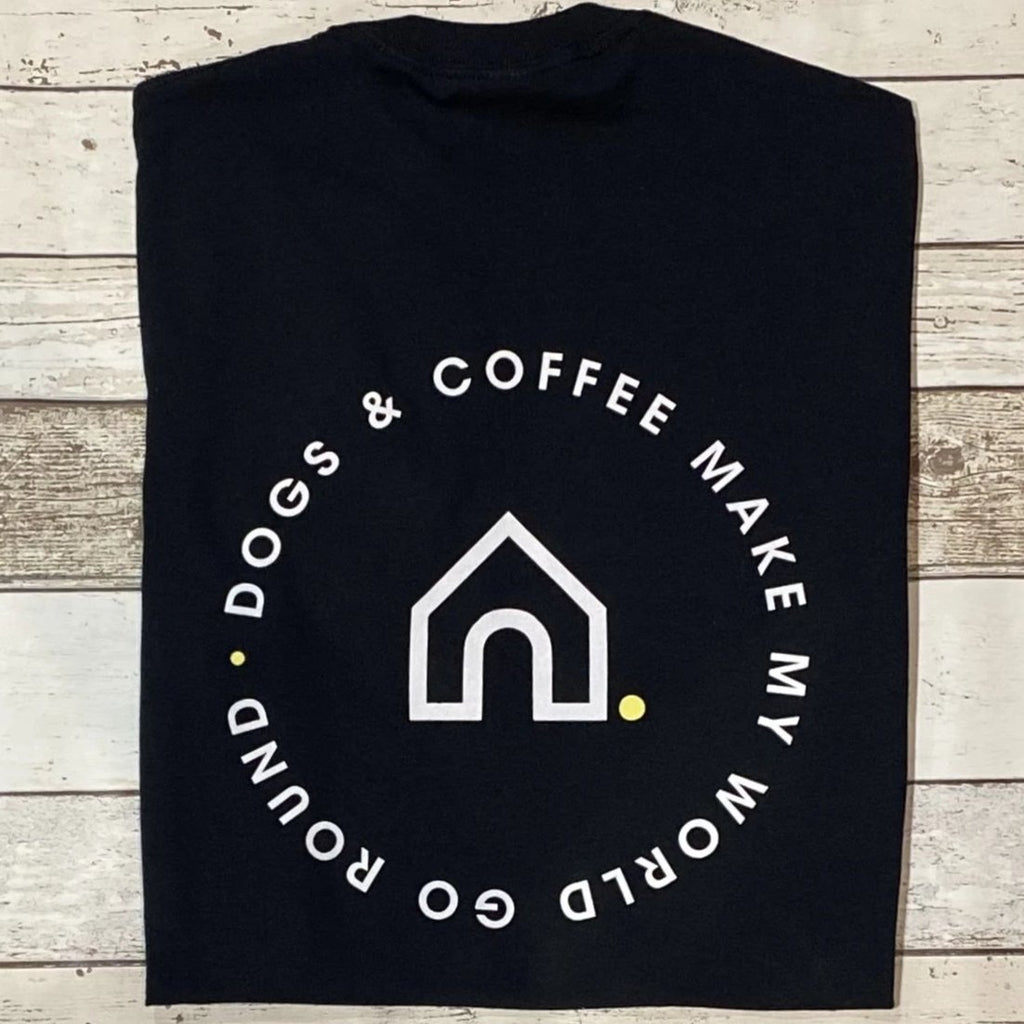 Coffee & Dogs Make My World Go Round T-Shirt - Doghouse