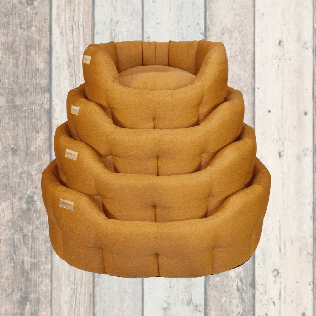 Earthbound Mustard Apricot Dog Bed Stylish and Comfy Dog Beds