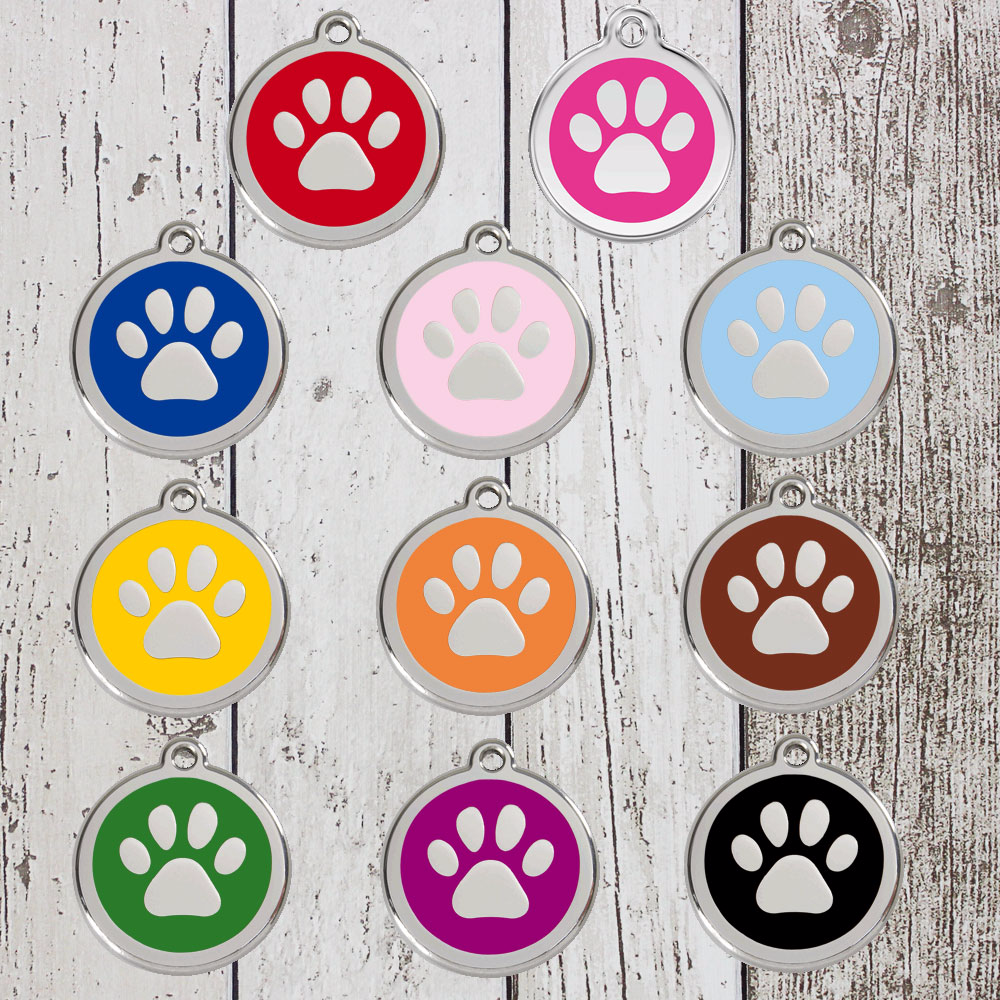 Paw Print ID Tag - Doghouse