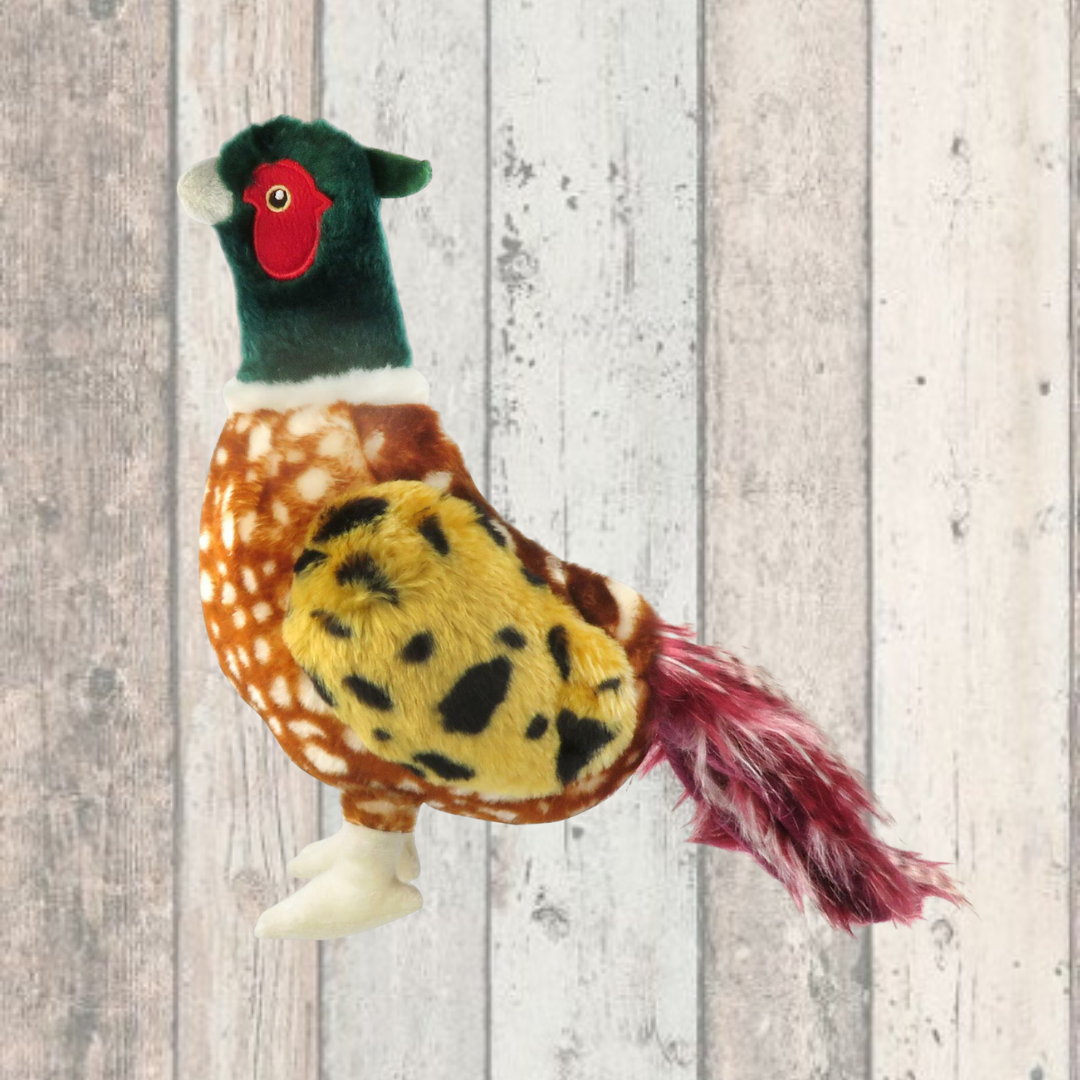Pheasant Soft Dog Toy Animal Instincts Forest Friends Doghouse